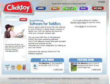 Tablet Screenshot of clicktoy.com